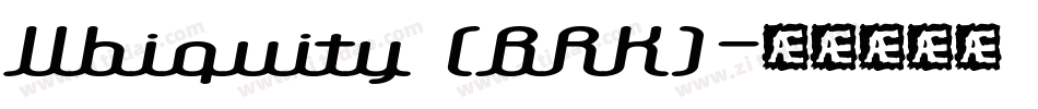 Ubiquity (BRK)字体转换